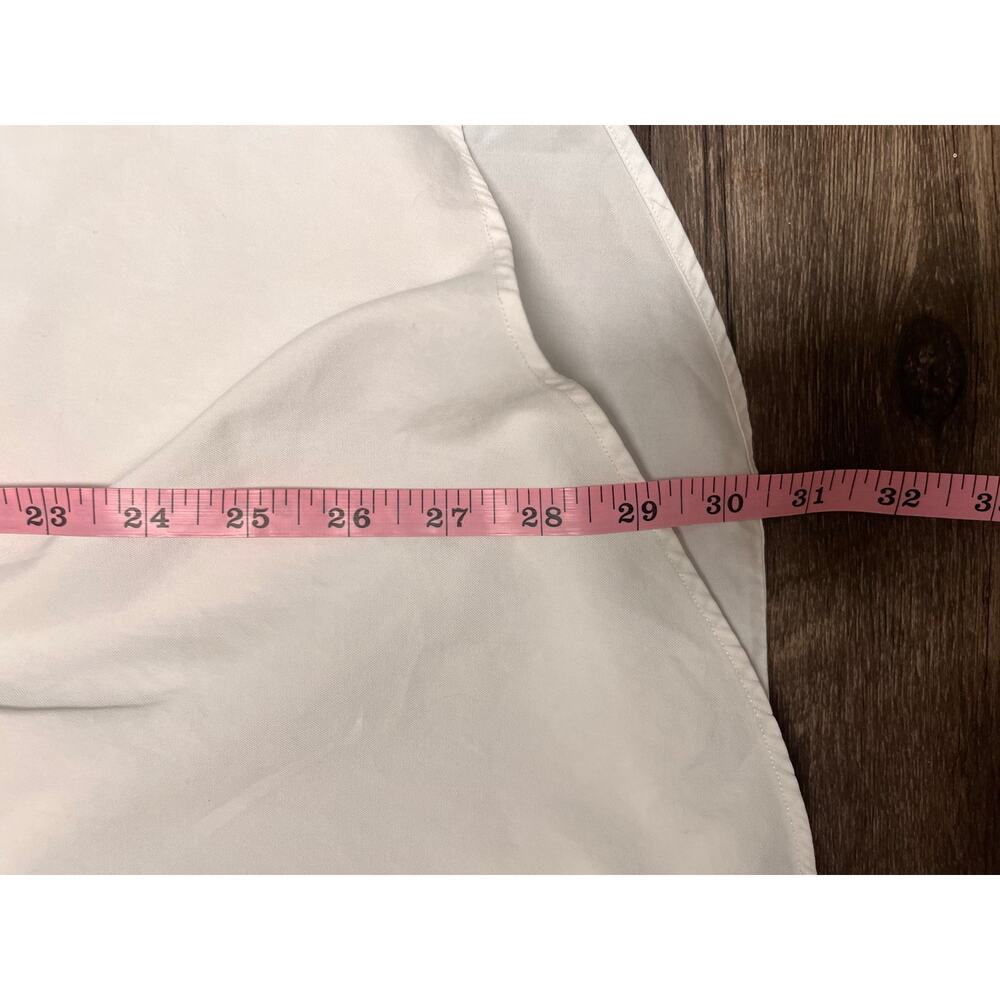 Ralph Lauren Yarmouth White Oxford Button Down Long Sleeve Shirt Pony L 16.5 - Picture 6 of 9